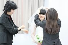 ウェディングドレスの試着体験!!