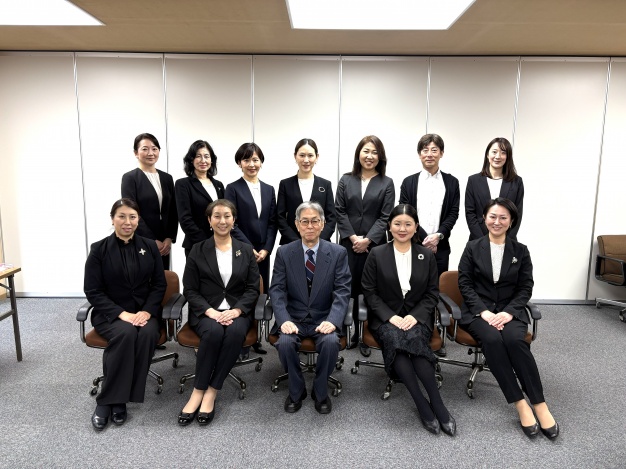 面接官の先生方とSAIJOマナホス研究所メンバー